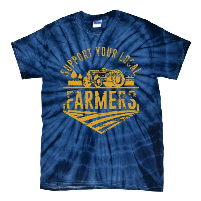 Support Your Local Farmers Tie-Dye T-Shirt