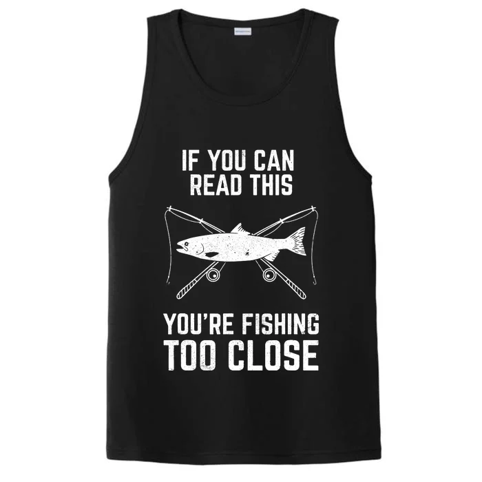 Support Your Local Hookers Funny Fishing Performance Tank