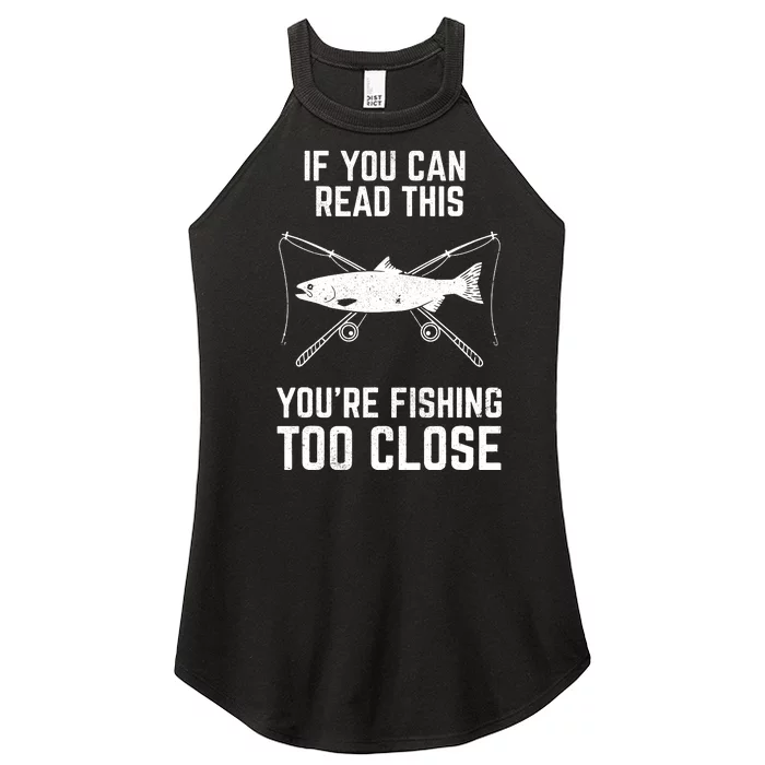 Support Your Local Hookers Funny Fishing Women’s Perfect Tri Rocker Tank