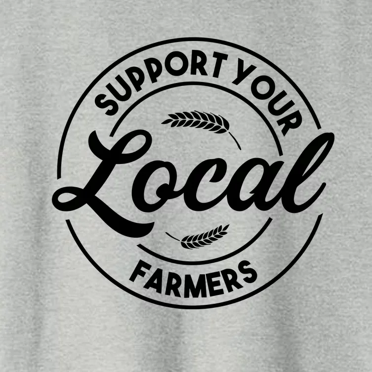 Support Your Local Farmer Women's Crop Top Tee