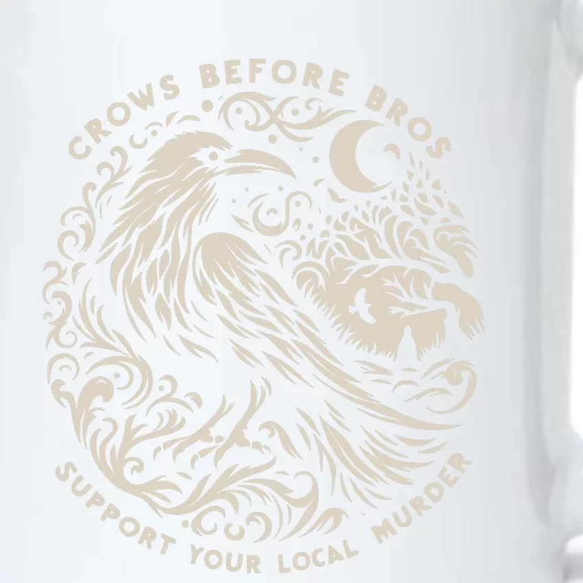 Support Your Local Murder Crows Before Bros Funny Black Color Changing Mug