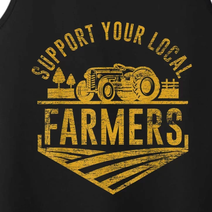 Support Your Local Farmers Performance Tank