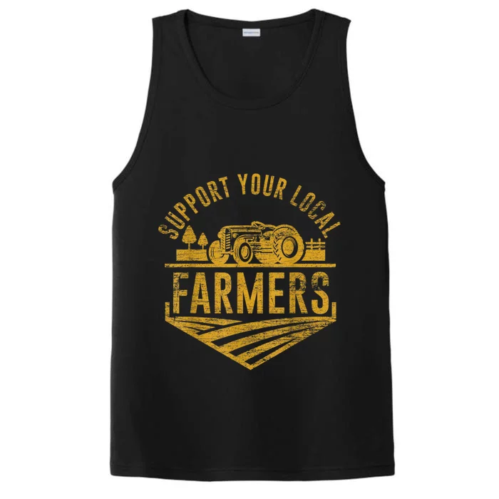 Support Your Local Farmers Performance Tank