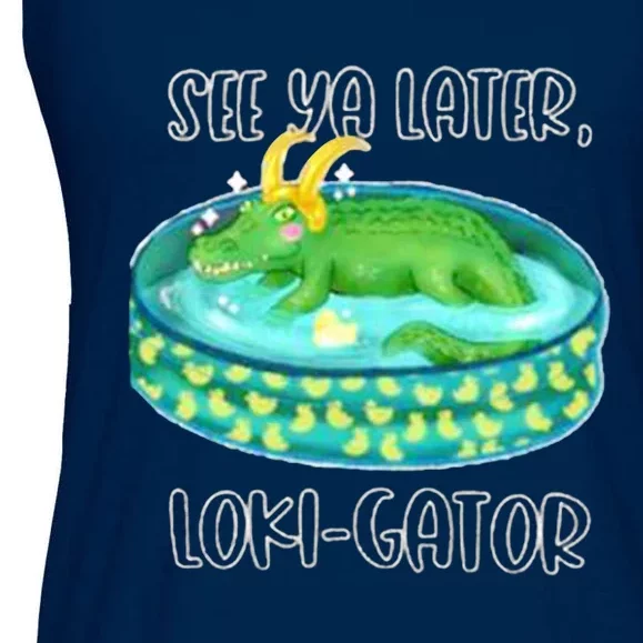 See Ya Later LokiGator Ladies Essential Flowy Tank