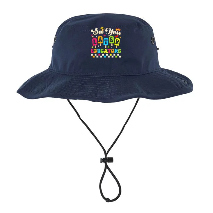 See You Later Educators Last Day Of School Teacher Student Legacy Cool Fit Booney Bucket Hat