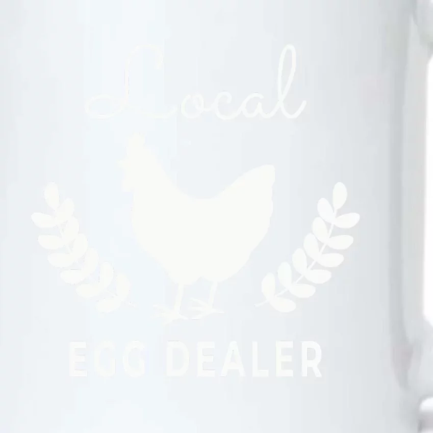 Support Your Local Egg Dealer Funny Chicken Black Color Changing Mug