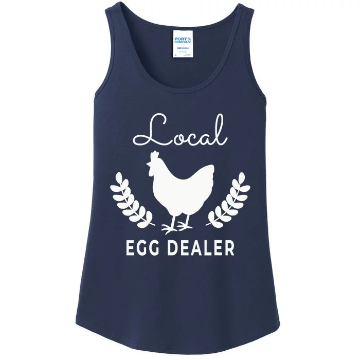 Support Your Local Egg Dealer Funny Chicken Ladies Essential Tank