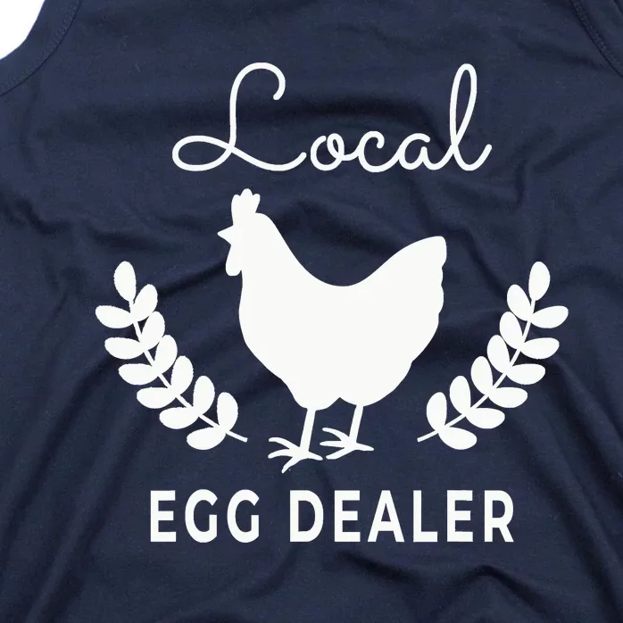 Support Your Local Egg Dealer Funny Chicken Tank Top