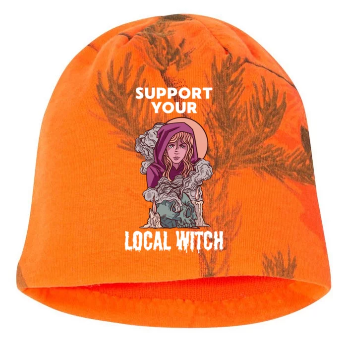 Support Your Local Witches Halloween Witchcraft Witch Gift Kati - Camo Knit Beanie