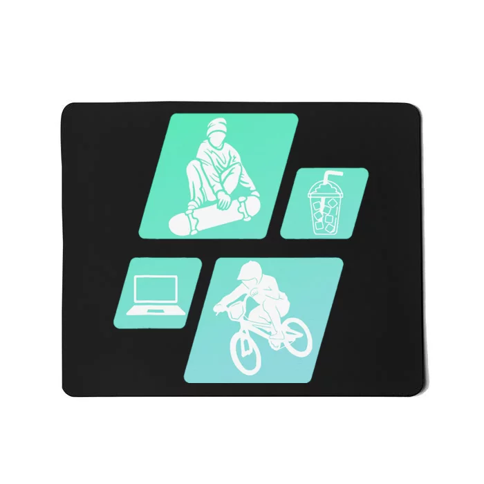 Show your love for BMX Coffee SkateBoarding and Laptops Mousepad