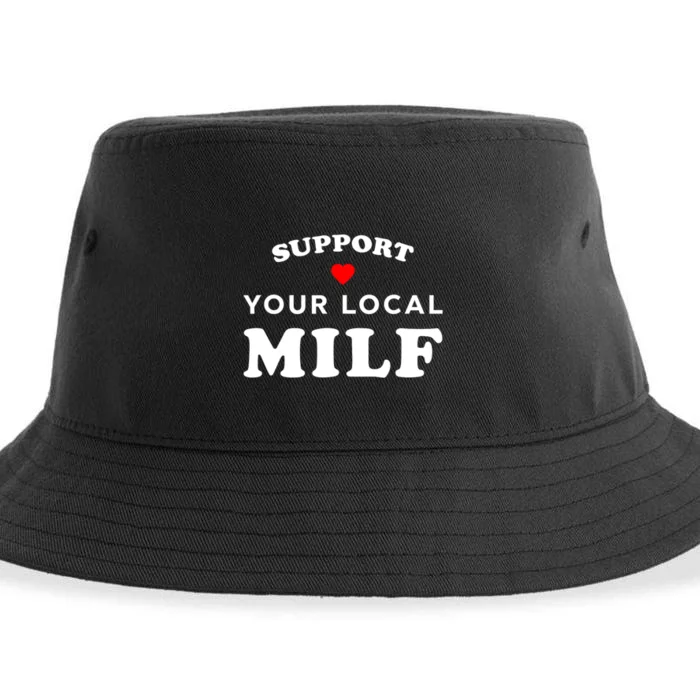 Support Your Local Milfs Sustainable Bucket Hat