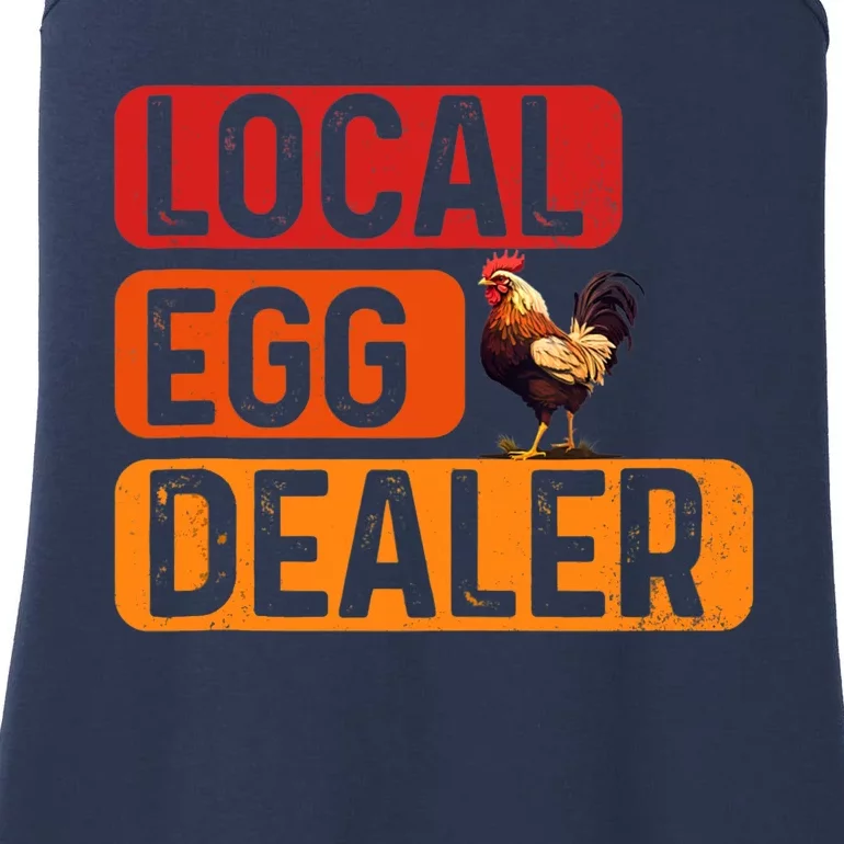 Support Your Local Egg Dealers Chicken Lover Funny Ladies Essential Tank