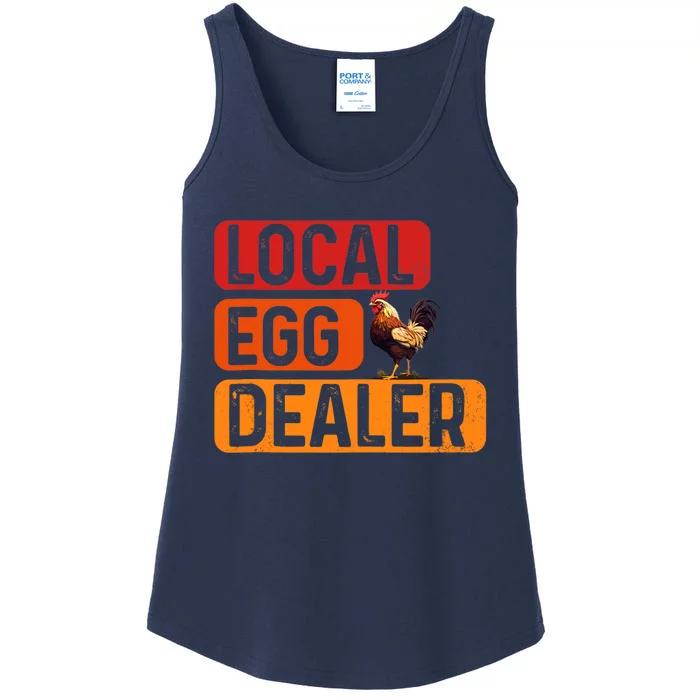 Support Your Local Egg Dealers Chicken Lover Funny Ladies Essential Tank