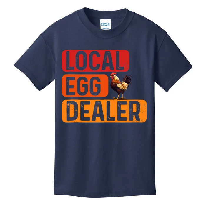 Support Your Local Egg Dealers Chicken Lover Funny Kids T-Shirt