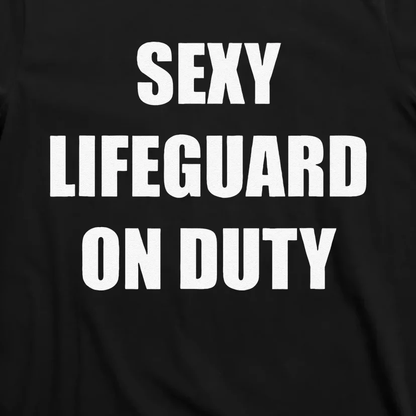 Save Yourself Lifeguard Swimming Pool Guard Off Duty T-Shirt