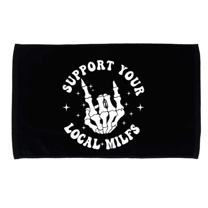 Support Your Local Milfs Microfiber Hand Towel