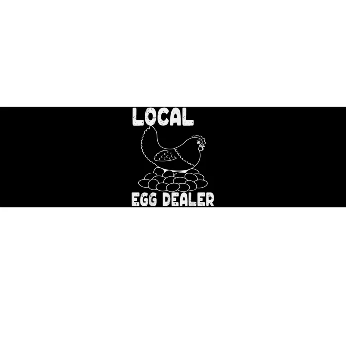 Support Your Local Egg Dealer Funny Chicken Lover Graphic Bumper Sticker