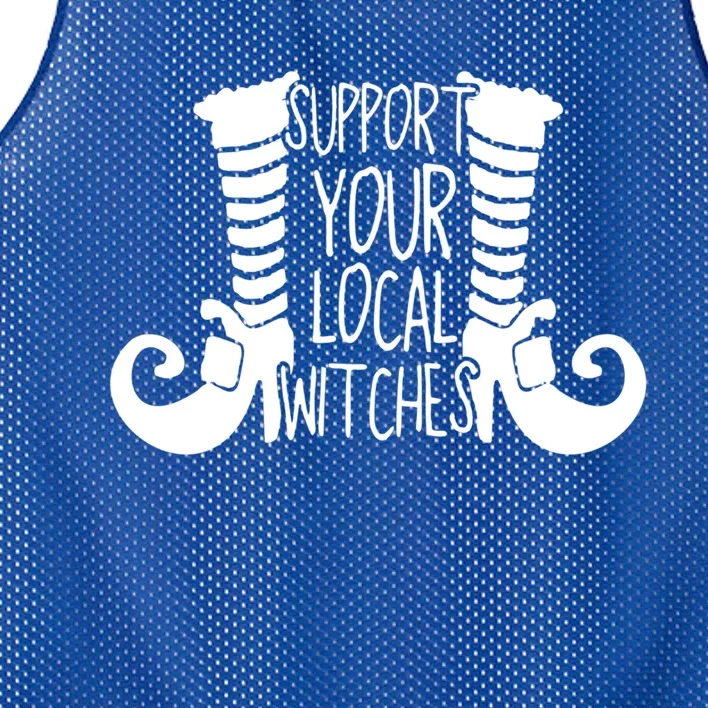 Support Your Local Witches Tees Funny Witch Funny Gift Mesh Reversible Basketball Jersey Tank