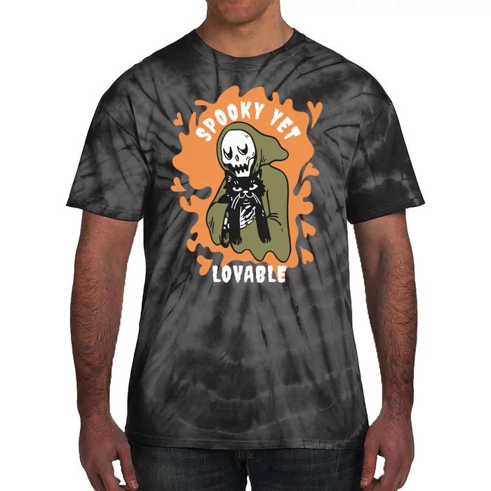 Spooky Yet Lovable Tie-Dye T-Shirt