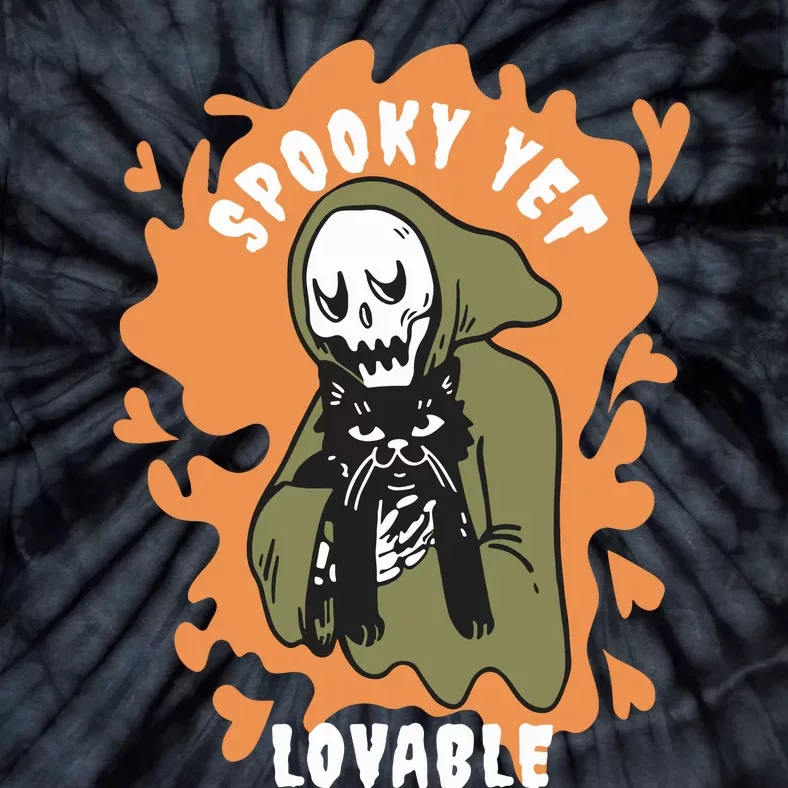 Spooky Yet Lovable Tie-Dye T-Shirt