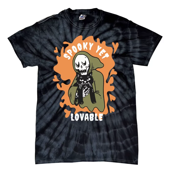 Spooky Yet Lovable Tie-Dye T-Shirt