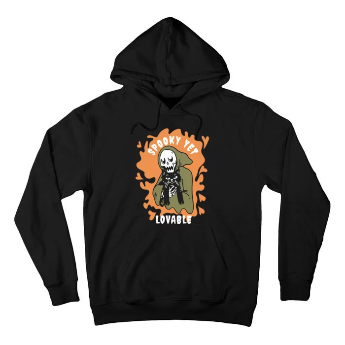 Spooky Yet Lovable Tall Hoodie