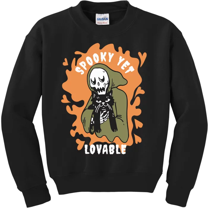 Spooky Yet Lovable Kids Sweatshirt