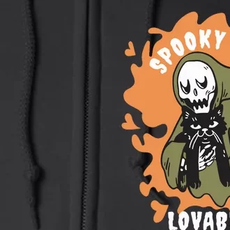 Spooky Yet Lovable Full Zip Hoodie