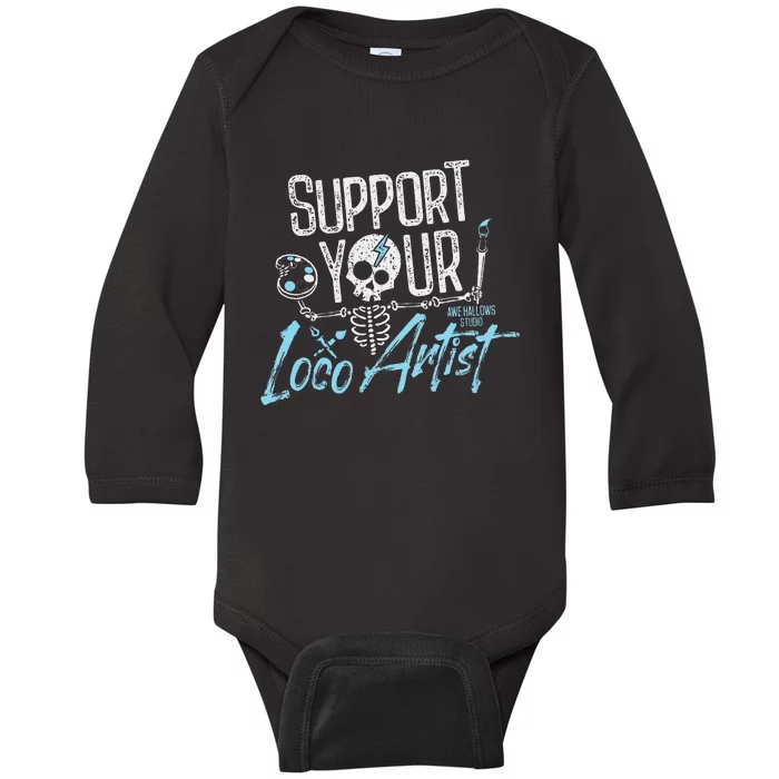 Support Your Loco Artist Creative Design Baby Long Sleeve Bodysuit