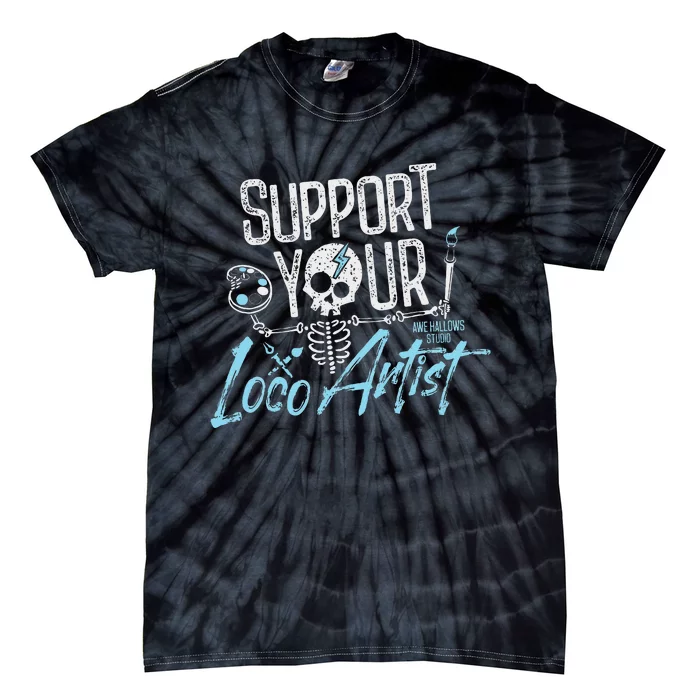 Support Your Loco Artist Creative Design Tie-Dye T-Shirt