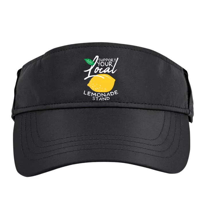 Support Your Local Lemonade Stand Adult Drive Performance Visor