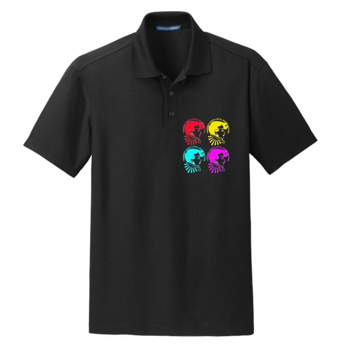 Support your local drag queens 1st Amendment Free Speech Dry Zone Grid Performance Polo