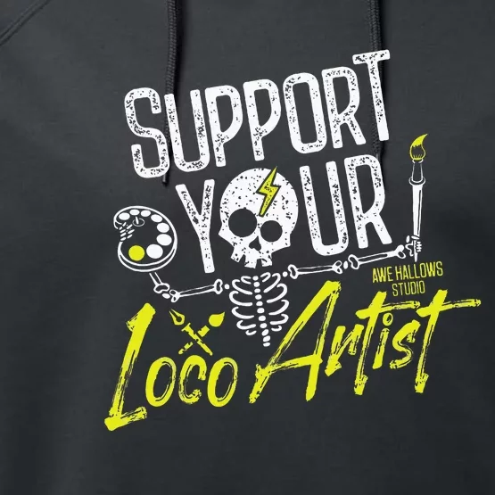 Support Your Loco Artist Performance Fleece Hoodie