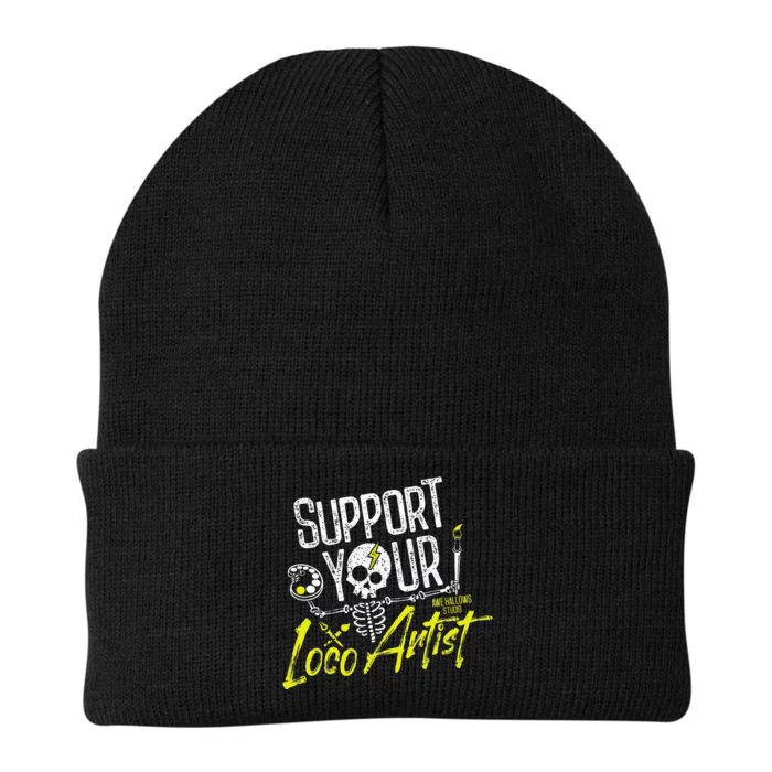 Support Your Loco Artist Knit Cap Winter Beanie