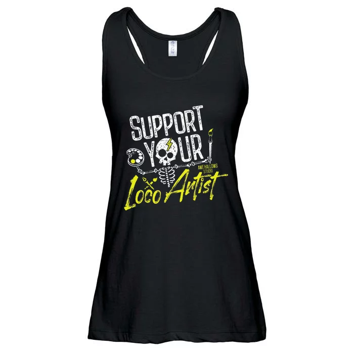 Support Your Loco Artist Ladies Essential Flowy Tank