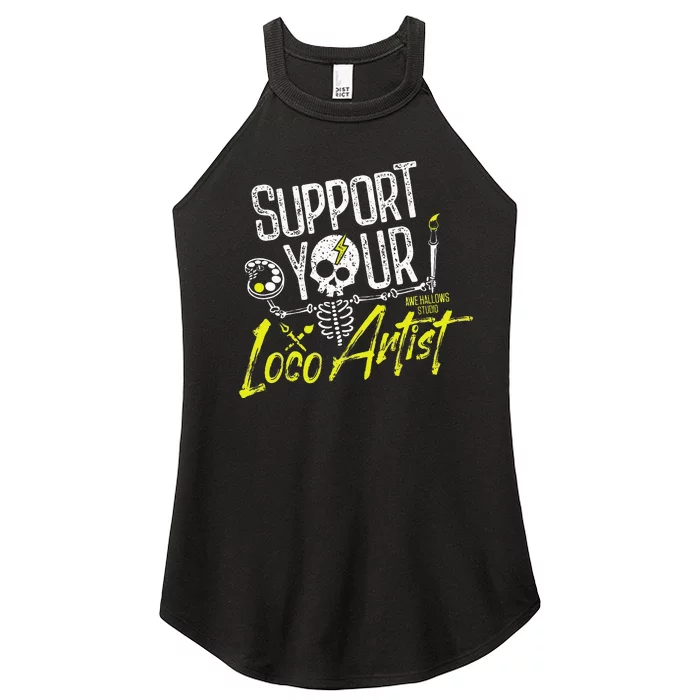 Support Your Loco Artist Women’s Perfect Tri Rocker Tank