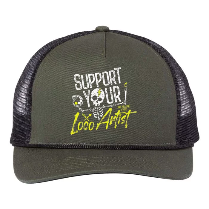 Support Your Loco Artist Retro Rope Trucker Hat Cap