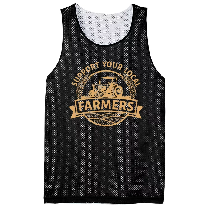 Support your local Farmers Harvest Farming Barn Cattle Mesh Reversible Basketball Jersey Tank