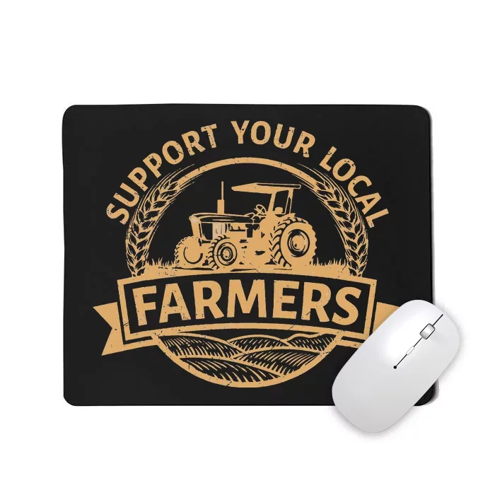 Support your local Farmers Harvest Farming Barn Cattle Mousepad