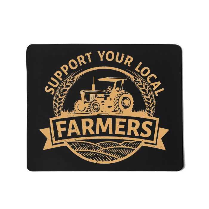 Support your local Farmers Harvest Farming Barn Cattle Mousepad