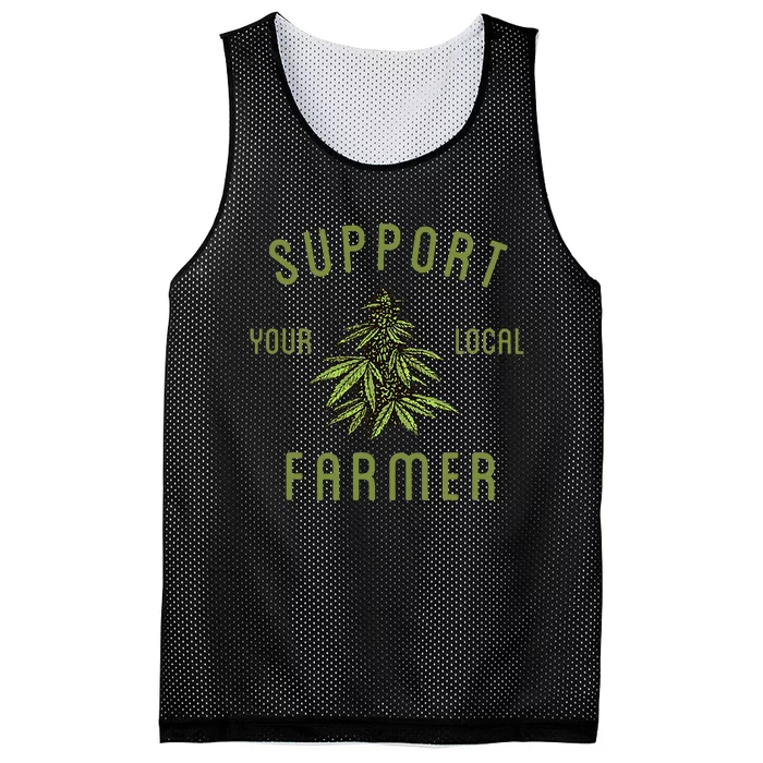 Support Your Local Farmer Mesh Reversible Basketball Jersey Tank