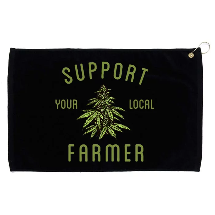 Support Your Local Farmer Grommeted Golf Towel