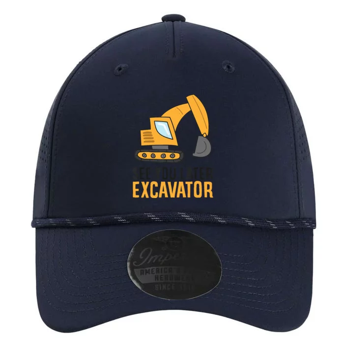 See You Later Excavator Boy Excavator Performance The Dyno Cap