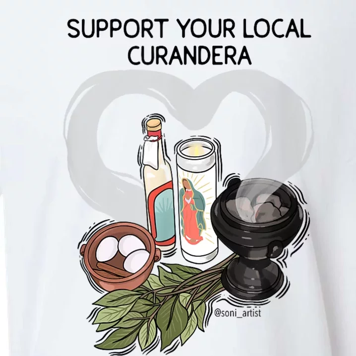 Support Your Local Curandera Sueded Cloud Jersey T-Shirt