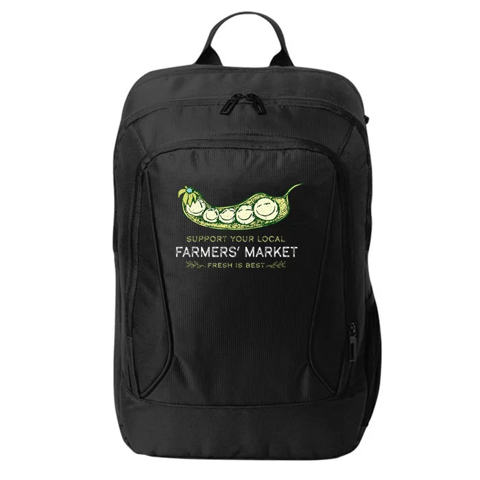 Support Your Local Outdoor Farmers Market Funny Graphic City Backpack