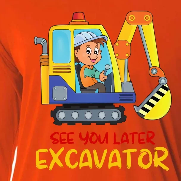 See You Later Excavator Cooling Performance Long Sleeve Crew