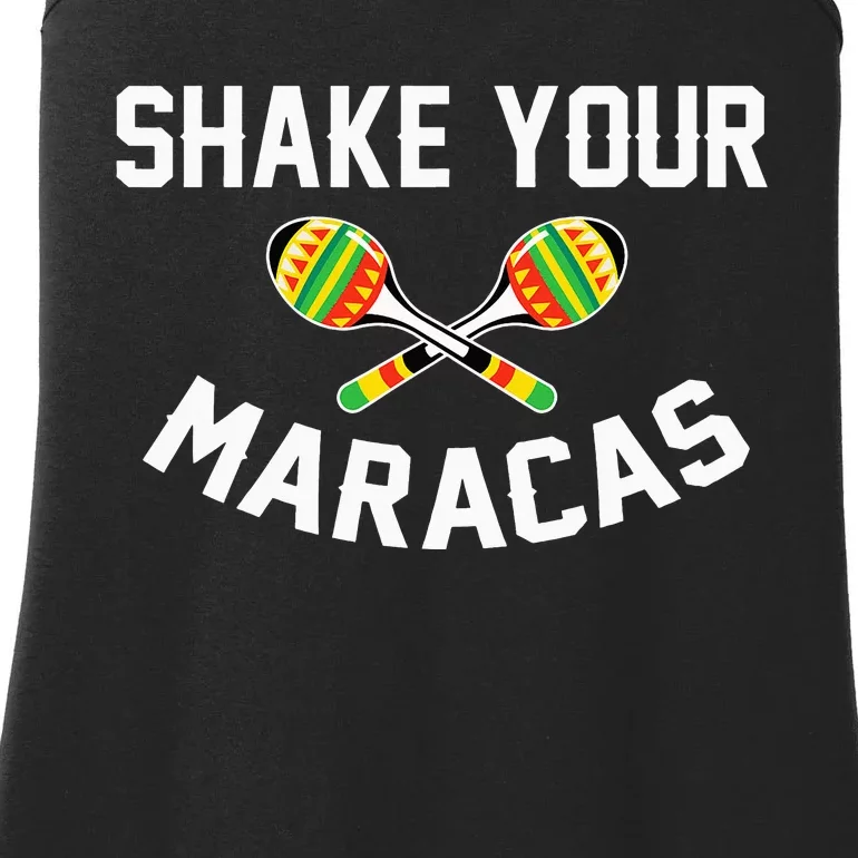 Shake Your Maracas funny Cinco De Mayo Party Ladies Essential Tank