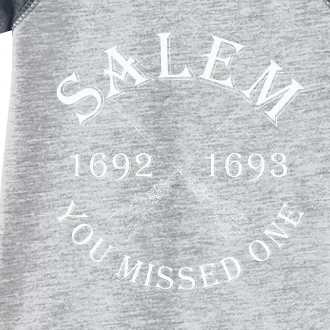 Salem You Missed One Witch Trials Brooms Infant Baby Jersey Bodysuit