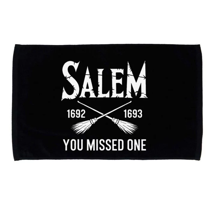 Salem You Missed One Witch Trials Brooms Microfiber Hand Towel