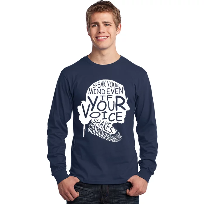 Speak Your Mindeven If Your Voice Shakes Gift Long Sleeve Shirt